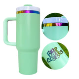 USA 20 pack H2.0 40oz macaron rainbow plated quencher tumbler mugs cups for laser engraving -Gabby