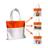 RTS USA 50 pack Halloween gifts children's kids white blank sublimation canvas candy Tote Bag-Gabby