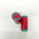 USA warehouse-20oz green plated stainless steel car tumbler with maginetic sliding lid for laser engraving-Gabby