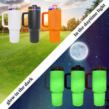 20 pack rainbow plated underneath Halloween glow green in the dark H2.0 40oz tumbler for laser engraving and sublimation_Gabby