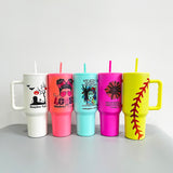 H3.0 simple mold Quench matt sublimation Stainless Steel Outdoor Mug H3.0 Tumbler 40oz Handle Cup Tumbler for Outdoor Hiking Sports-25 pack