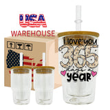 YIPAI USA warehouse RTS_3oz snow globe clear glass mugs cans for sublimation _Gabby