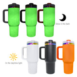 20 pack rainbow plated underneath Halloween glow green in the dark H2.0 40oz tumbler for laser engraving and sublimation_Gabby