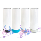 USA 25 pack _20oz sublimation blank speaker tumblers with plastic straws_Gabby