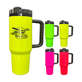 USA warehouse 20pack mirror black plated underneath 30oz 40oz H2.0 NEON colored blank sublimation tumbler mugs for laser engraving-Gabby