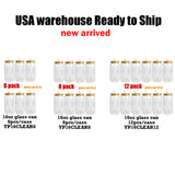 USA warehouse RTS_6pcs 8pcs 12pcs pack 16oz Libby clear glass cans with bamboo lids for sublimation_Gabby