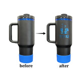 20 pack USA warehouse_black white powder coated blue plated underneath H2.0 40oz quencher tumbler with silicone boot sleeve for laser engraving_Gabby