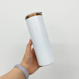 25 pack-New Style 2025 20oz Skinny Copper Plated Tumbler With Lid And Straw Mix Colors For Iced Coffee And Tea