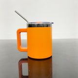 10oz black plated powder coated handle coffee mug with sliding lids for laser engraving-25 pack-USA warehouse