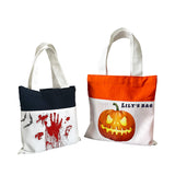 RTS USA 50 pack Halloween gifts children's kids white blank sublimation canvas candy Tote Bag-Gabby