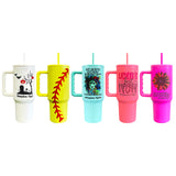 H3.0 simple mold Quench matt sublimation Stainless Steel Outdoor Mug H3.0 Tumbler 40oz Handle Cup Tumbler for Outdoor Hiking Sports-25 pack