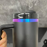 USA warehouse RTS_20 pack 40oz H2.0 Blue- Purple Chroma plated black tumblers with handle for laser engraving-Gabby