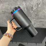 20 pack powder coated ombre blue purple chroma plated underneath H2.0 40oz Chroma quencher tumbler for laser engrave-Gabby