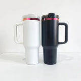 USA warehouse RTS _20 pack 40oz H2.0 gold pink plated black and white mixed tumblers