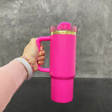 USA warehouse-20 pack 30oz H2.0 mirror gold plated powder coated tumblers for laser engraving-Gabby