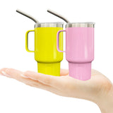 3oz stainless steel beer shot glass with handle for sublimation -50pcs pack RTS USA warehouse