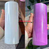Clearance sale-USA warehouse-25pack UV changing and glow in the dark changing tumblers for sublimation-Gabby