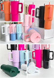 USA warehouse-20pack H3.0 powder coated tumblers mixed 10 colors for laser engraving-Gabby