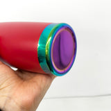 USA warehouse-20oz green plated stainless steel car tumbler with maginetic sliding lid for laser engraving-Gabby