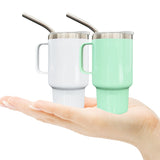 3oz stainless steel beer shot glass with handle for sublimation -50pcs pack RTS USA warehouse