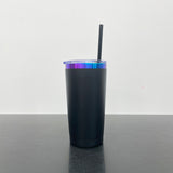 USA warehouse RTS-25pack 20oz powder coated colored blue and purple plated underneath tumbler cups with magnetic sliding lid-Gabby