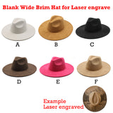 Unisex Rolled up Caps laser design on Faux Suede Fabric Blank Hat  for Laser Engraving-Holly