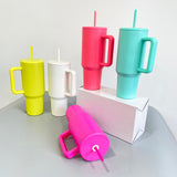 H3.0 simple mold Quench matt sublimation Stainless Steel Outdoor Mug H3.0 Tumbler 40oz Handle Cup Tumbler for Outdoor Hiking Sports-25 pack