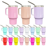 3oz stainless steel beer shot glass with handle for sublimation -50pcs pack RTS USA warehouse