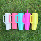 H3.0 simple mold Quench matt sublimation Stainless Steel Outdoor Mug H3.0 Tumbler 40oz Handle Cup Tumbler for Outdoor Hiking Sports-25 pack