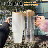 YIPAI  USA warehouse RTS_40oz clear handle glass mugs with bamboo lid_Gabby