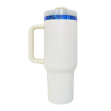 20 pack powder coated blue plated underneath H2.0 40oz coffee tumbler for laser engrave -Gabby