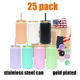 25 pack RTS USA warehouse_gold plated underneath powder coated colored stainless steel vacuum insulated double walled 16oz soda beer can_Gabby