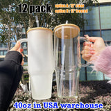 YIPAI  USA warehouse RTS_40oz clear handle glass mugs with bamboo lid_Gabby