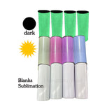 Clearance sale-USA warehouse-25pack UV changing and glow in the dark changing tumblers for sublimation-Gabby