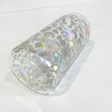 USA RTS _50 pack 16oz holographic clear with leopard glass can _Gabby